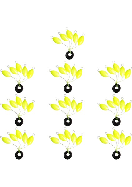 10 Adet Balık Tutma Yüzgeci Kordon Durdurucu Şamandıraları (Yurt Dışından)