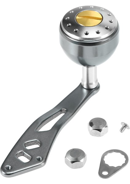 Balık Tutma Makinesi El Tutacağı Metal Büyük Knob (Yurt Dışından)