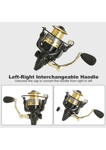 2000 - 7000 Serisi Metal Spool Spinning Reel 8kg Maksimum Sürükleme Ultra Düz (Yurt Dışından) fırsatları