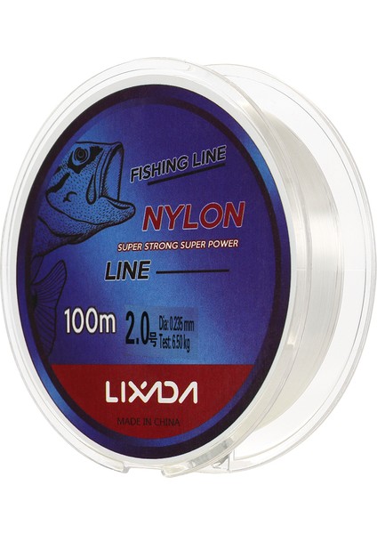 Lixada 100M Açık Beyaz Balıkçılık Teli, Tatlı ve Tuzlu Su Için Düz Atışlı (Yurt Dışından)