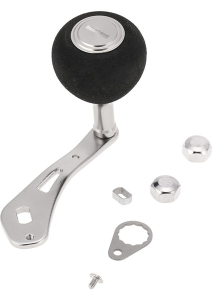 Balık Tutma Makinesi El Tutacağı Güçlü Metal Büyük Düğme (Yurt Dışından)