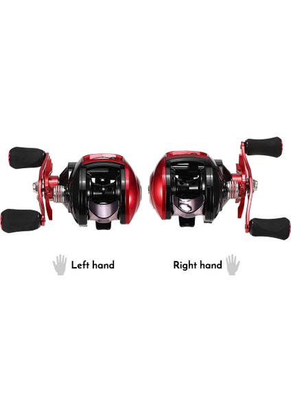 Hafif Yüksek Hızlı Yemli Balık Tutma Makarası 8.1:1 V Oranı 12+1 Toplu Yastıklar (Yurt Dışından) fiyatları