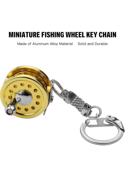 Mini Altın Balık Tutma Teli Anahtarlığı Taşınabilir (Yurt Dışından) fiyatları