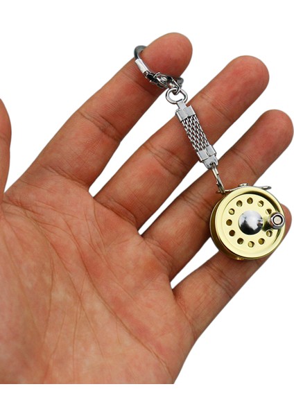 Mini Altın Balık Tutma Teli Anahtarlığı Taşınabilir (Yurt Dışından) fırsatları