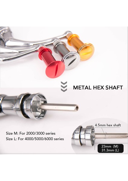 2000 - 6000 Serisi Balık Tutma Makinesi Dönel Güçlu Kol Yedek Tutacağı (Yurt Dışından) modelleri