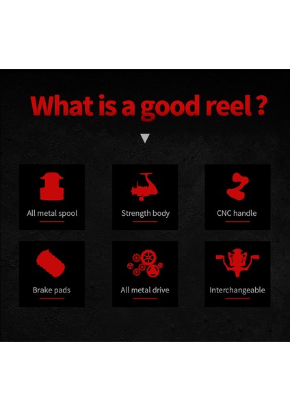 HK1000 - 7000 Balık Turu Makinesi 8kg Maksimum Sürükleme 5.2:1 Yüksek Hız (Yurt Dışından) modelleri