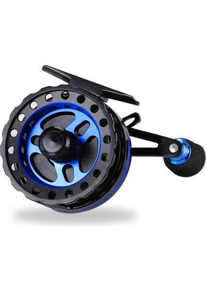 Tam Metal Buz Altı Balık Tutma Makarası (Düz Akışlı) (Yurt Dışından)