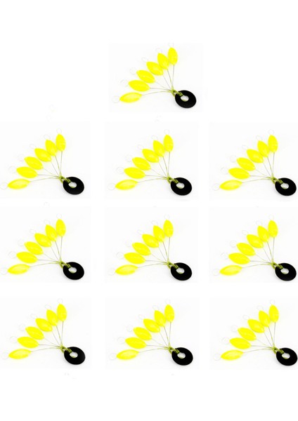 10 Adet Balık Tutma Yüzgeci Balıkçılık Teli Durduru (Yurt Dışından)