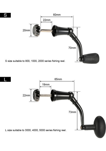 Balıkçılık Dondurma Makarası Için Alüminyum Alaşımlı Katlanabilir Güçlu Tutamaç, Kaymaz Tutma Özelliği (Yurt Dışından) fiyatları