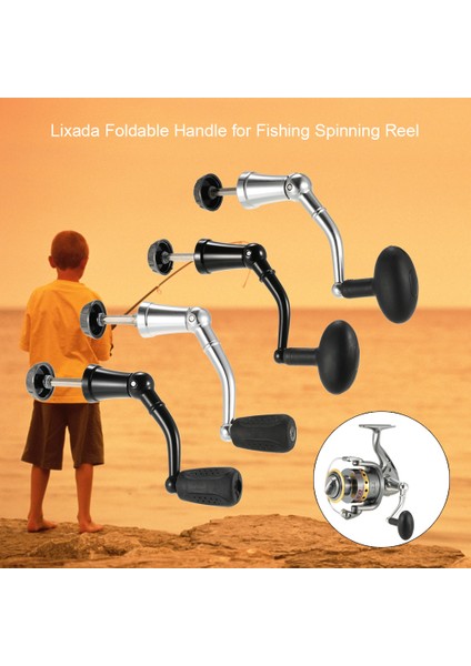 Balıkçılık Dondurma Makarası Için Alüminyum Alaşımlı Katlanabilir Güçlu Tutamaç, Kaymaz Tutma Özelliği (Yurt Dışından) modelleri