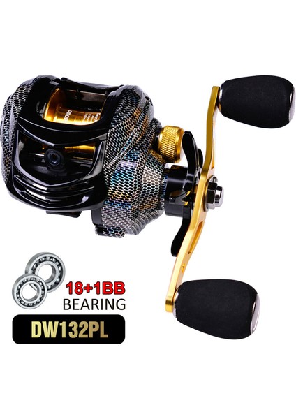 18+1 Bb Yumruklu Balık Tutma Baitcast Makarası 7.2:1 Yüksek Hız Sol/sağ El (Yurt Dışından) fiyatları