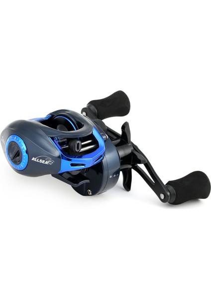 12+1 Top Rulmanlı Baitcasting Balık Tutma Makinesi 7.8:1 Vites Oranı Derin ve Sığ Spollar (Yurt Dışından)