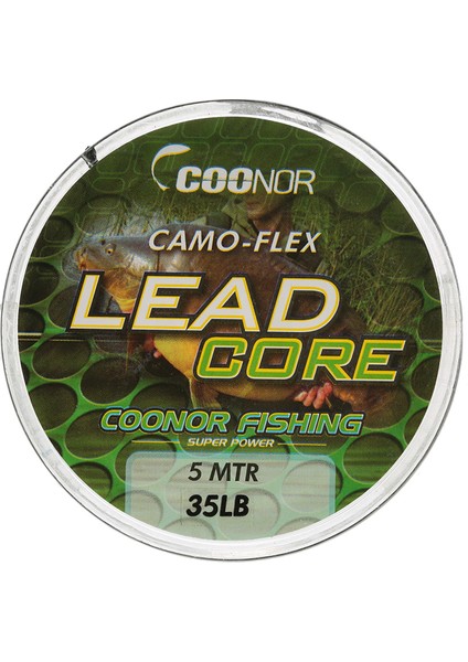35LB 5m Leadcore Camouflage Desenli Hamsi Balıkçılığı Teli (Yurt Dışından)