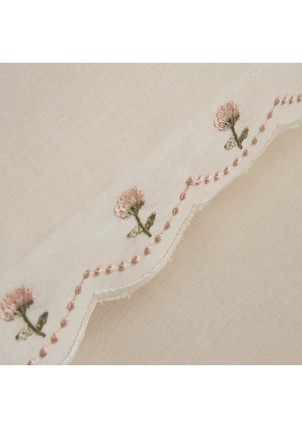 Helia Nakışlı %100 Pamuk Çift Kişilik Nevresim Takımı Beyaz modelleri