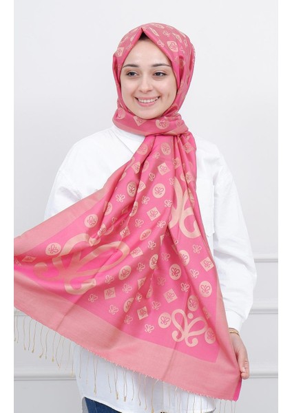 Ipekevi Monogram Desenli Şal 5217 Sakura fiyatları