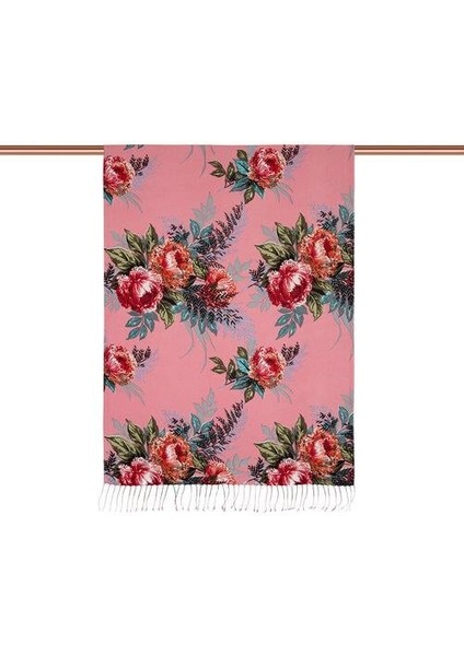 Ay Işığı Desenli Ipek Şal 05205 Pembe fiyatları