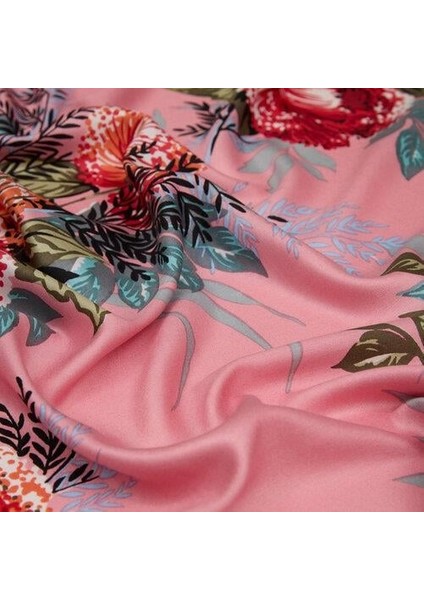 Ay Işığı Desenli Ipek Şal 05205 Pembe modelleri