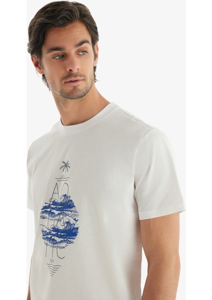 Erkek T-Shirt 10770 - Beyaz