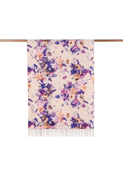 ipekevi Gül Bahçesi Desenli Şal 02394 Krem fiyatları