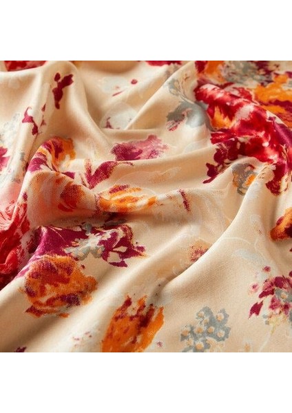 ipekevi Gül Bahçesi Desenli Şal 02394 Fildişi modelleri