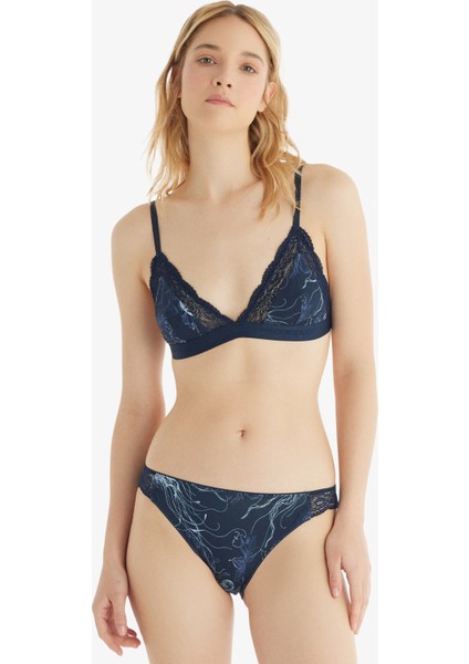 Kadın Slip 60540 - Desenli