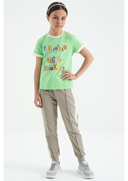 T13KG-75109_01 Kız Garson T-Shirt O Yaka Suprem fiyatları