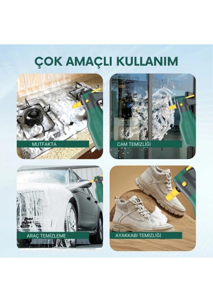 Profesyonel 2lt Yüksek Basınçlı Şarjlı Köpük Makinası Oto Yıkama Pompası Köpük Püskürtücü