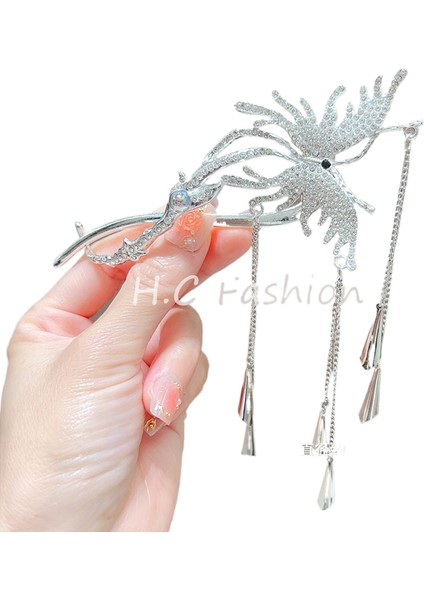 Bükülmüş Klips Başın Arkası Plaka Saç Tek Klips Toka (Yurt Dışından)