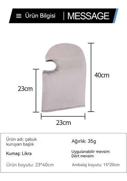 Açık Güneş Koruyucu Buz Ipek Bisiklet Rüzgar Maskeli Iç Maske (Yurt Dışından)
