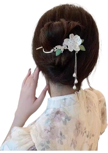 Bükülmüş Klips Başın Arkası Plaka Saç Tek Klips Toka (Yurt Dışından)