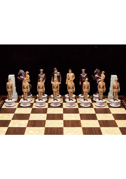 Çanakkale Savaşı Büyük Boy (Şah 12 Cm) Satranç Takımı