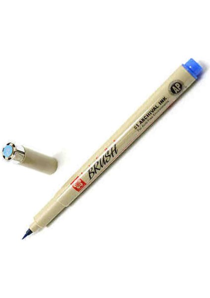 Pigma Brush Mavi Fırça Uçlu Çizim Kalemi BR36