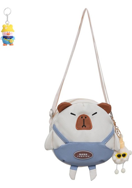 Crossbody Çanta Sevimli Karikatür Kız Omuz Çantası Ortaokul Öğrencisi Tek Omuz Crossbody Küçük Çanta (Yurt Dışından)