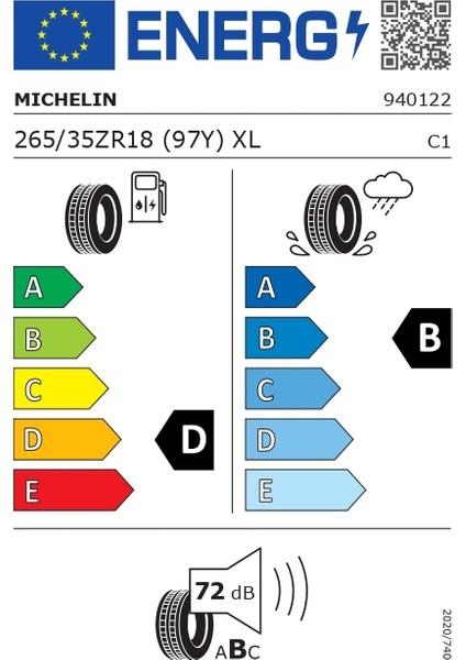 265/35 R18 97Y Xl Pilot Sport 2 N3 Oto Yaz Lastiği (Üretim Yılı:2025) fiyatları