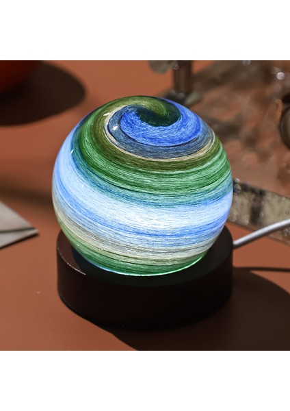 Dream Planet Yaratıcı Küçük Masa Lambası Yatak Odası Başucu Atmosfer Yıldızlı Gökyüzü (Yurt Dışından)