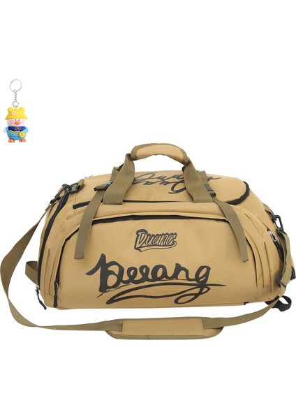 Büyük Kapasiteli El Bagaj Çantası Iş Seyahat Çantası Spor Fitness Çantası Islak ve Kuru Ayırma Crossbody Çantası (Yurt Dışından)