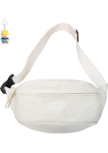 Göğüs Çantası Crossbody Çantası Kadın Gündelik Çok Yönlü Kanvas Crossbody Çantası Seyahat Bel Çantası Bisiklet Omuz Çantası (Yurt Dışından)