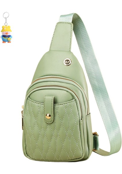 Göğüs Çantası Kadın Moda Göğüs Crossbody Çantası Büyük Kapasiteli Su Geçirmez Çok Fonksiyonlu Gündelik (Yurt Dışından)