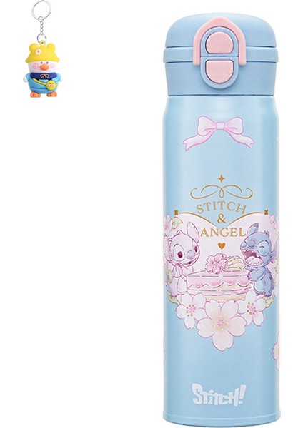 Sanrio Kulomi Çocuk Çift Içecek Termos Bardak 316 Paslanmaz Çelik Sevimli Karikatür Ilkokul Öğrencileri Taşınabilir Pipetli Bardak (Yurt Dışından)