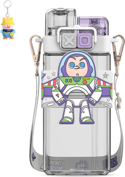 Ultraman Çift Içecek Bardak Karikatür Çocuk Öğrenci Yaratıcı Pop Up Kapaklı Çift Açık Plastik Bardak (Yurt Dışından)