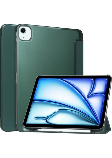 iPad Air 11 (2025) / (2024) Pu Deri Akıllı Tablet Kılıfı (Yurt Dışından)