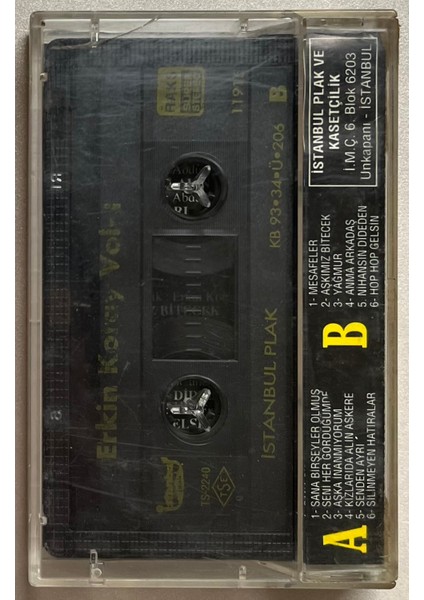 Erkin Koray Vol 1 Kaset (Orjinal Dönem Baskı)