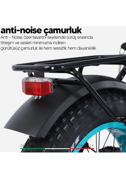 Strada Cycles E-Bro Hidrolik Disk Fat Bike Katlanabilir 20 Jant Elektrikli Bisiklet