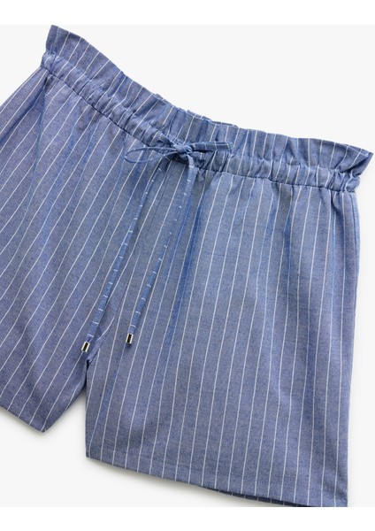 Viskon Karışımlı Beli Bağcıklı Mini Boxer Şort modelleri