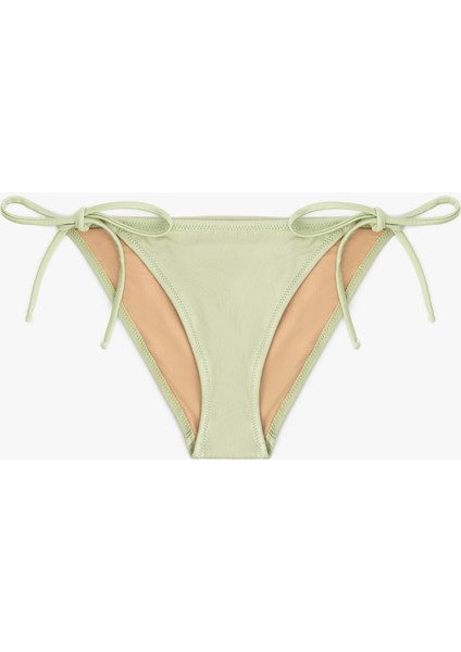 Astarlı Parlak Yanları Ipli Bikini Altı