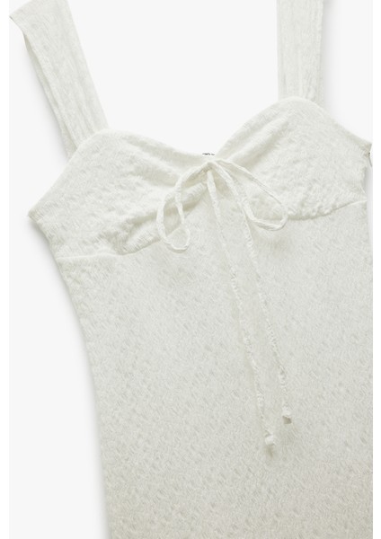 Kalp Yaka Kolsuz Bodycon Yırtmaç Detaylı Uzun Elbise modelleri