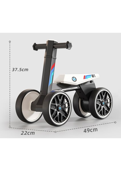 Çocuk 4 Tekerlekli Sabit Pedalsız Scooter (Yurt Dışından)