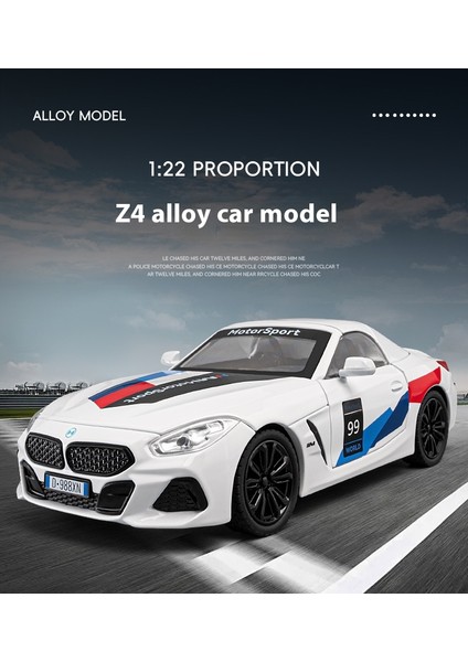 1:22 Bmw Z4 Cabrio Katlanabilir Tavan Gizli Alaşımlı Araba Modeli (Yurt Dışından)