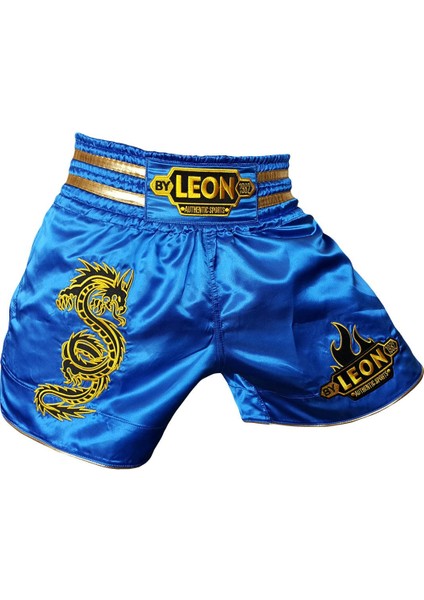 Leon Dragon Muay Thai Ve Kick Boks Şortu Mavi Byl1004bl