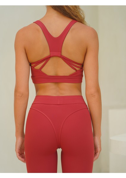 Kratos Basic Spor Bordo Crop
